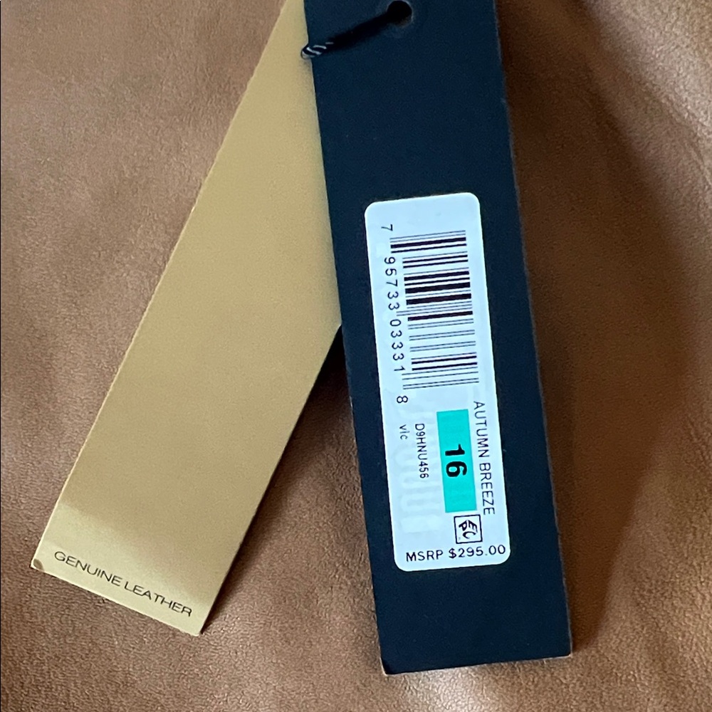 Donna Karan Brown Lambskin Skirt - Picture 2 of 10